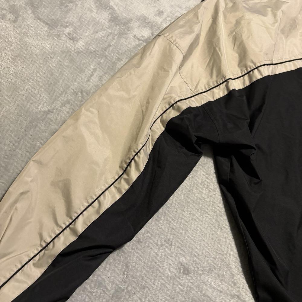 Kenpo Jacket Mens L Black Beige Windbreaker Full Zip Lightweight Vintage 1967 - Picture 11 of 14